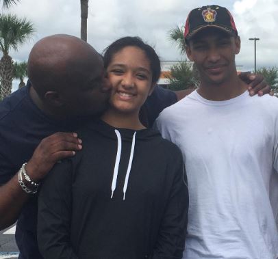 Gina Sasso ex-husband Thomas Mikal Ford with his two beautiful kids Maddison and Thomas Jr.